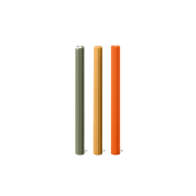 Ribbed Candles Falling Leaves