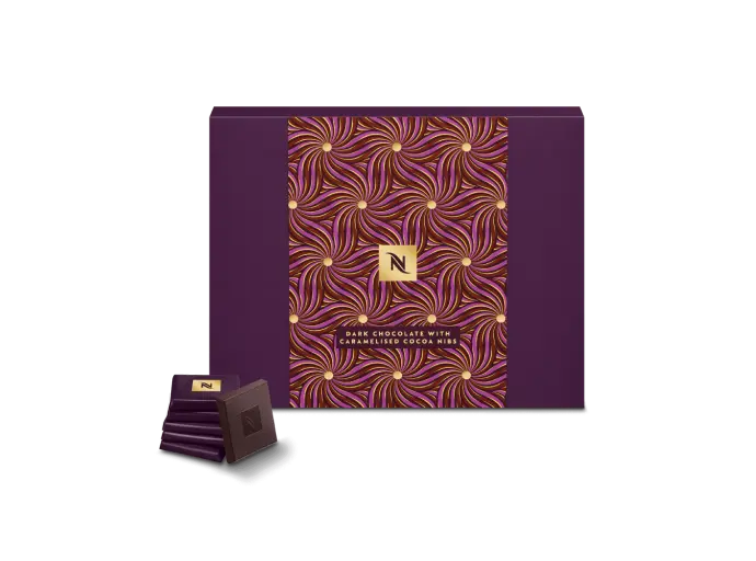 Dark Chocolate with Cocoa Nibs | Nespresso Slovenia