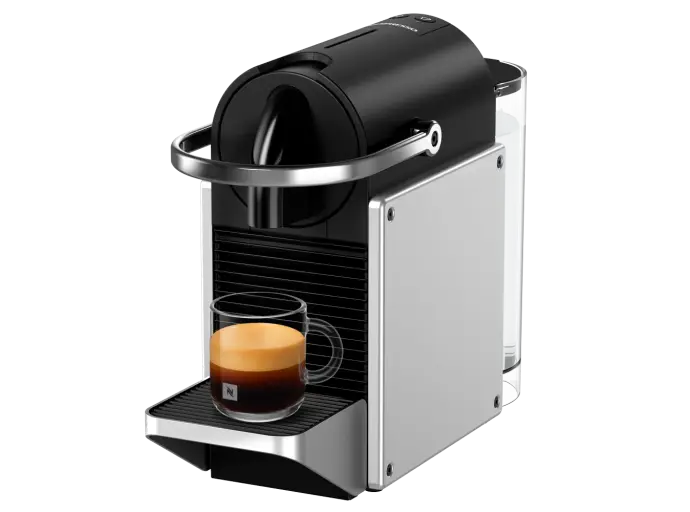 Pixie SILVER coffee machine – compact and elegant | Nespresso Slovenia